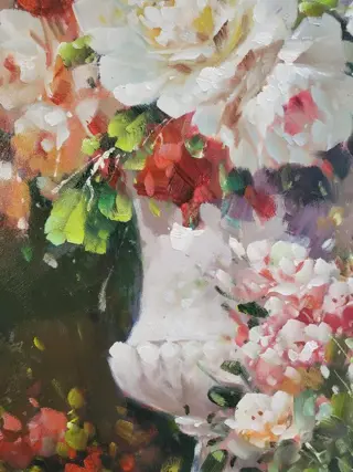 Edouard Mallet (XX) - Composition florale
