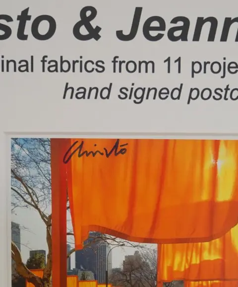 Christo & Jeanne-Claude (1935-2020) - The Gates und Collage mit Stoffproben