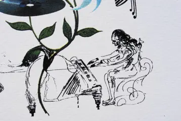 Salvador Dalí (after) - Flordali : Le Lys musical