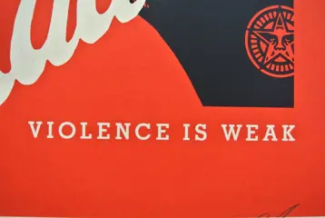 Shepard Fairey (OBEY) (1970) - Obey Radical Peace (Red) + Bonus