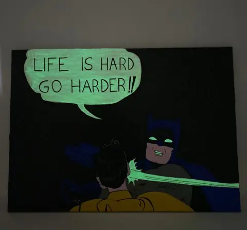Hugo.M - Batman and Robin slap pop art
