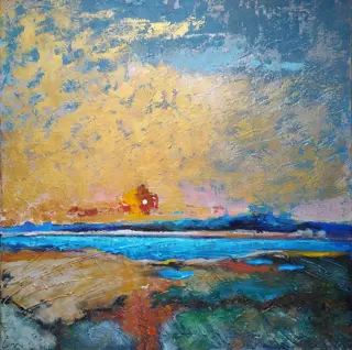 Jasmin Navoyan - Gold Sunset. Large