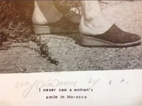 Urs Lùthi (1947) - I never saw a woman's smile in Morocco