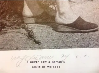 Urs Lùthi (1947) - I never saw a woman's smile in Morocco