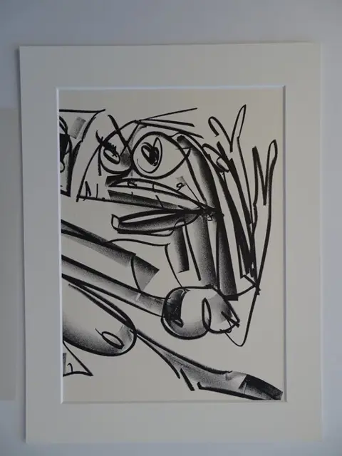 Antonio Saura (1930-1998) - Kafka