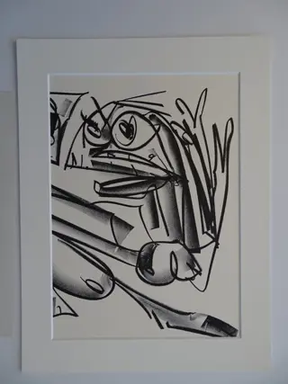 Antonio Saura (1930-1998) - Kafka