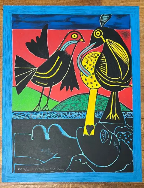 Corneille (1922-2010) - Oiseaux en fête