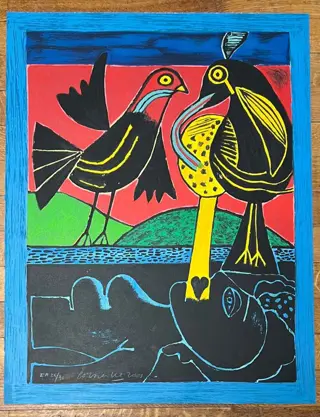 Corneille (1922-2010) - Oiseaux en fête