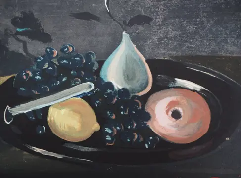 André Derain (1880-1954) - Hommage aux anciens : Nature morte aux fruits