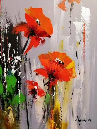 Alfred Anioł (1967) - Red poppies