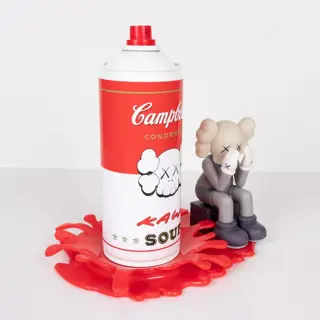 Ske (XXI) - Campbell's X Kaws Splash (Edition Rouge)