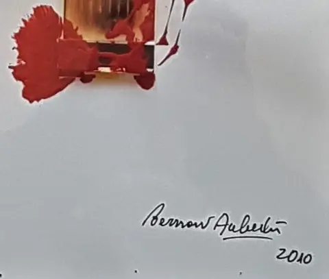 Bernard Aubertin (1934-2015) - Dessin de feu