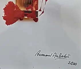 Bernard Aubertin (1934-2015) - Dessin de feu