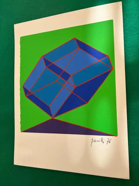 Achille Perilli (1927-2021) - Asso di Picche