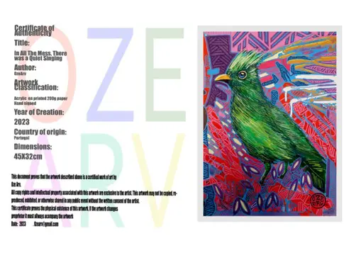 OzeArv - In All The Mess There was a Quiet Singing
