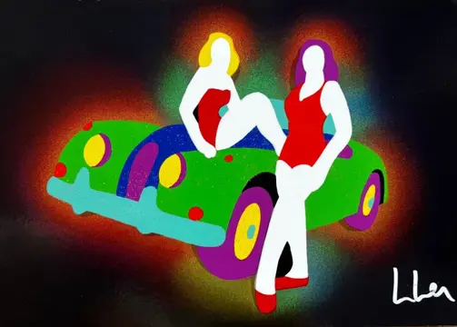 Marco Lodola (1955) - Lady Car | Donne Indipendenti