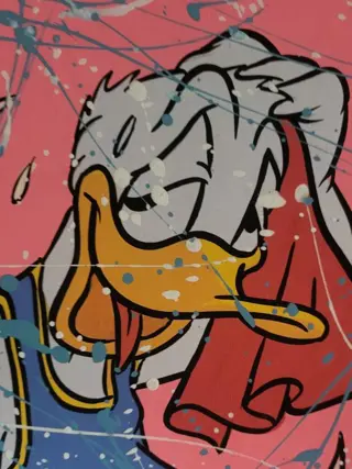 Leonardo Di Matteo - "Donald Duck"Pop art painting