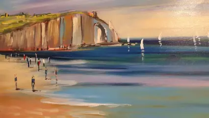 Joël Lhopital (1950) - Etretat