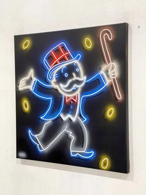Okyes (1987) - Monopoly Man Neon