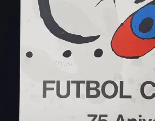 Joan Miró (1893-1983) (after) - Barça 75º Aniversario, FCB, Miró