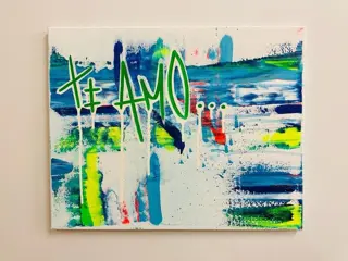 Karl Lagasse (1981) - TABLEAU - TI AMO -Oeuvre exposition Austin Texas USA 2023