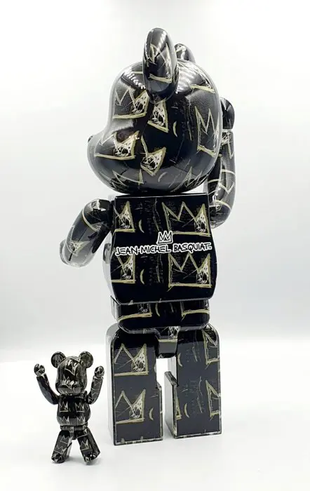 Medicom Toy - Be@rbrick 400% + 100% - Jean-Michel Basquiat (after)