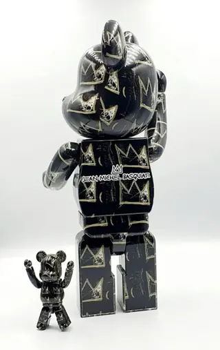 Medicom Toy - Be@rbrick 400% + 100% - Jean-Michel Basquiat (after)