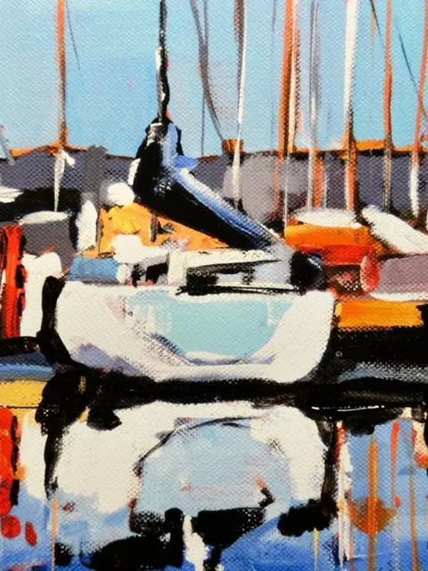 Jiel - Couleurs et reflets du port de Sainte Maxime.