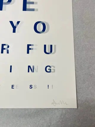 Alex Bucklee - Eye Test Double Vision (Navy+Silver)