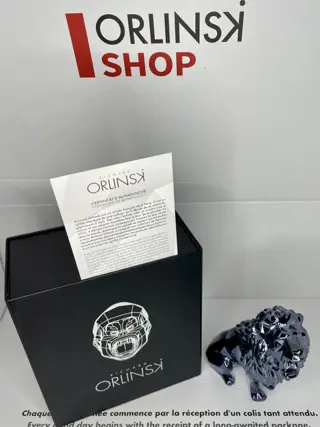 Richard Orlinski (1966) - ROARING LION SPIRIT (Pétrole Edition)