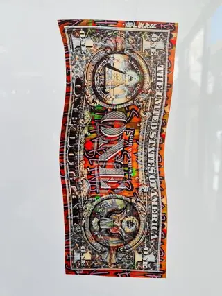 Karl Lagasse (1981) - TABLEAU - ONE DOLLAR KL15 - Vendu sans prix de réserve