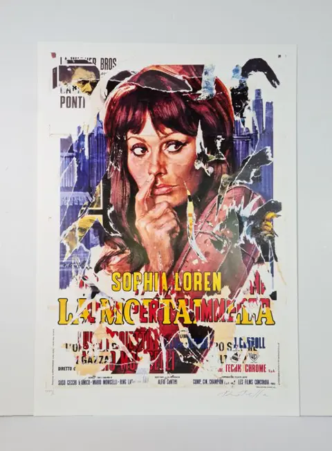 Mimmo Rotella (1918-2006) - La Mortadella (The Mortadella)