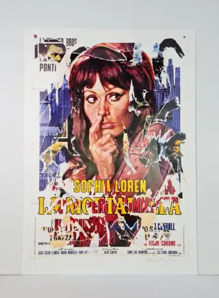 Mimmo Rotella (1918-2006) - La Mortadella (The Mortadella)