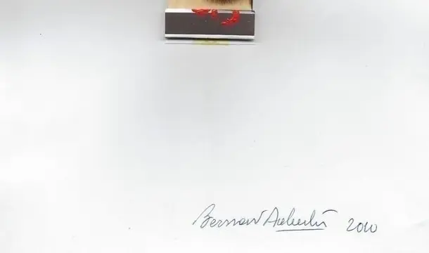 Bernard Aubertin (1934-2015) - Dessin de feu