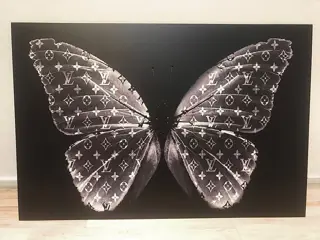 AmsterdamArts (XXI) - Big Louis Vuitton diamond butterfly