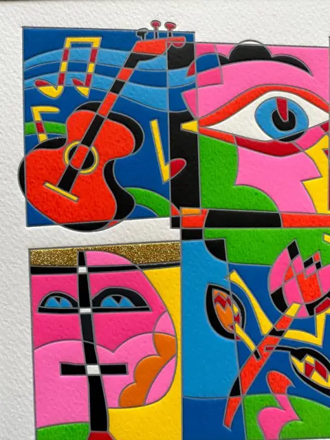 Ugo Nespolo (1941) - Love Messages