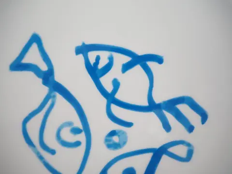 Zao Wou-Ki (1921-2013) - Vie Marine : Trois poissons