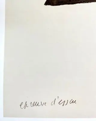 D'après Pierre Soulages (1919-2022) - Eau forte XII