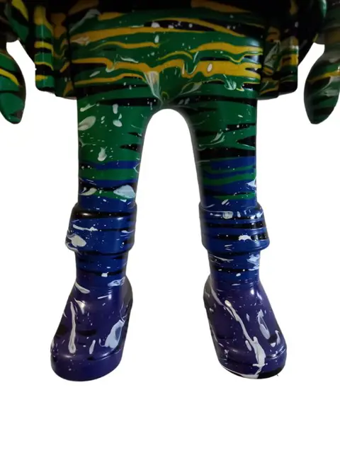 Ninjared (1985) - Playmobil splash black color