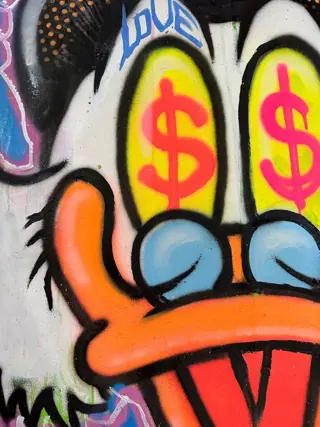 Doped Out M (1988) - Scrooge Mc Duck - Spraypaint classic