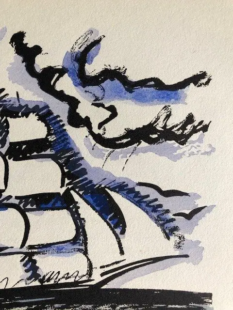 Kees Van Dongen (1877-1968) - Bij het zeiljacht