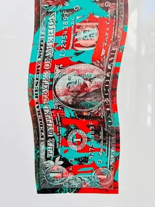 Karl Lagasse (1981) - TABLEAU - ONE DOLLAR KL16 - Vendu sans prix de réserve