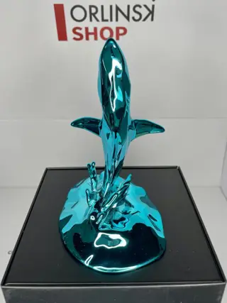 Richard Orlinski (1966) - THE SHARK SPIRIT (Aqua Blue Édition)