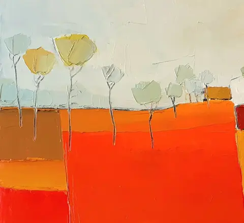 Buffière - Paysage Rouge