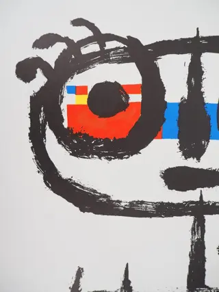 Joan Miro (1893-1983) - Garçon imaginaire : Mangeur de soleil