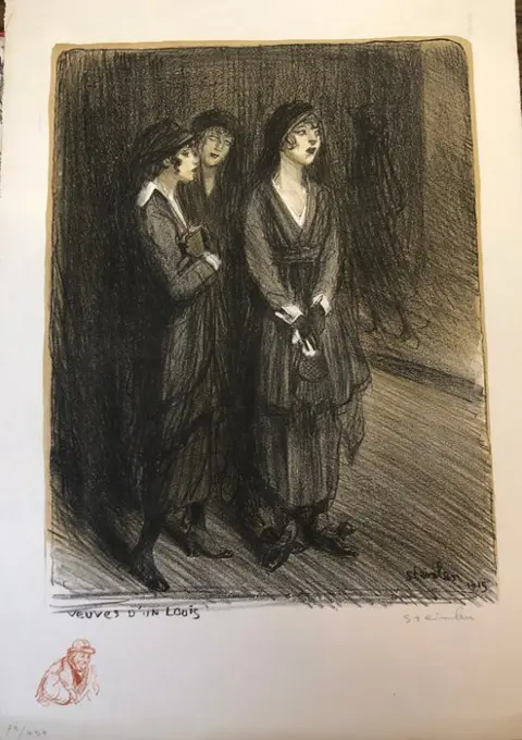 Théophile Alexandre Steinlen (1859-1923) - Veuves d'un Louis