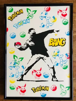 Koen Betjes - Banksy x Flower throwerx Pokemon