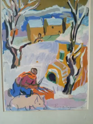 Pierre Ambrogiani (1907-1985) - Tuade du cochon