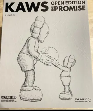 Kaws (1974) - The promise (grey)