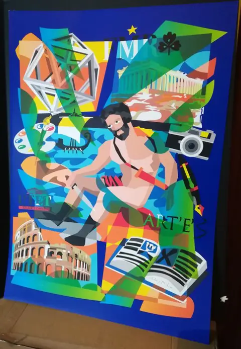 Ugo Nespolo (1941) - Un nuovo viaggio